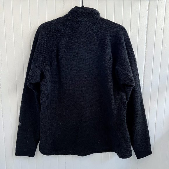 Patagonia Vintage Black Fuzzy Zip-Up Jacket Men's Large - Picture 3 of 5
